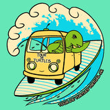 Tour de Turtles - Sport-Tek Posi-UV Pro Tee - Bright Sea Foam