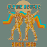 Alpine Rescue Team - 100% ORGANIC Adult Allmade® Tee - Matcha Green