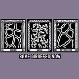 Save Giraffes Now - 100% ORGANIC Adult Allmade® Tee - Cosmic Purple
