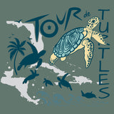 Tour de Turtles - 100% ORGANIC Adult Allmade® Tee - Matcha Green