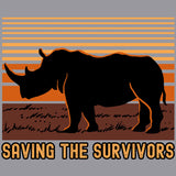 Saving the Survivors - Gildan Adult Heavy Blend™ 8 oz., 50/50 Hooded Sweatshirt - Graphite Heather