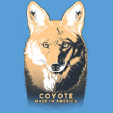 Project Coyote - Allmade® Unisex ECO-BLEND Hoodie Tee - Azure Blue