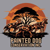 Painted Dog Conservation Inc. - Gildan Adult Heavy Blend™ 8 oz., 50/50 Hooded Sweatshirt - Graphite Heather