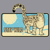 Snow Leopard Trust - Gildan Adult Heavy Blend™ 8 oz., 50/50 Hooded Sweatshirt - Graphite Heather
