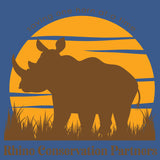 Rhino Conservation Partners - Gildan Adult Heavy Blend™ 8 oz., 50/50 Hooded Sweatshirt - Heather Deep Royal