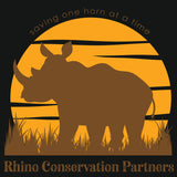 Rhino Conservation Partners - Gildan Adult Heavy Blend™ 8 oz., 50/50 Hooded Sweatshirt - Black