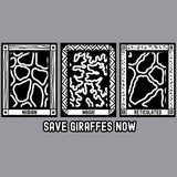 Save Giraffes Now - Gildan Adult Heavy Blend™ 8 oz., 50/50 Hooded Sweatshirt - Graphite Heather