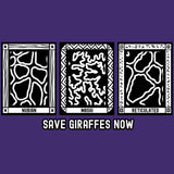 Save Giraffes Now - Youth - Purple Rush
