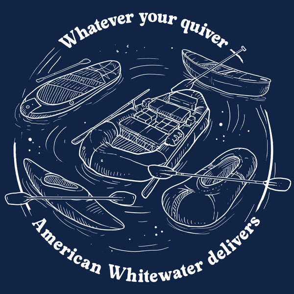 American Whitewater - 100% ORGANIC Adult - Navy
