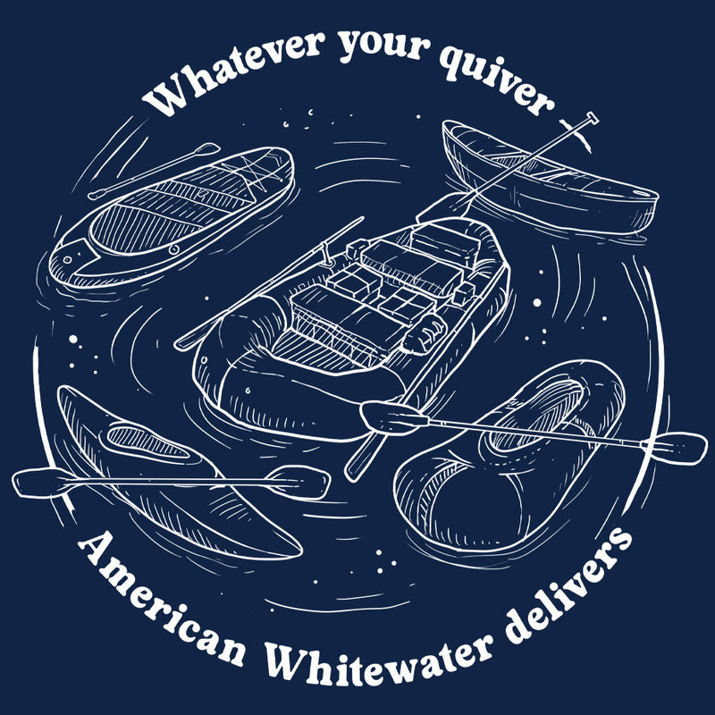 American Whitewater - 100% ORGANIC Adult - Navy