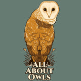 All About Owls - 100% ORGANIC Adult Allmade® Tee - Matcha Green