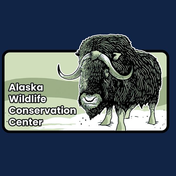Alaska Wildlife Conservation Center - 100% ORGANIC Adult - Navy