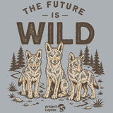 Project Coyote - 100% ORGANIC Adult Allmade® Tee - Granite Heather Gray
