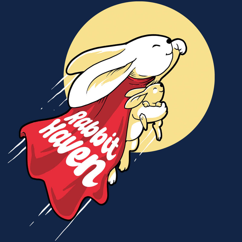 Rabbit Haven - 100% ORGANIC Adult - Navy