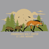 Endangered Wolf Center - 100% ORGANIC Adult Allmade® Tee - Granite Gray Heather