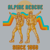 Alpine Rescue Team - 100% ORGANIC Adult Allmade® Tee - Granite Gray Heather
