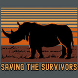 Saving the Survivors - 100% ORGANIC Adult Allmade® Tee - Terrain Gray