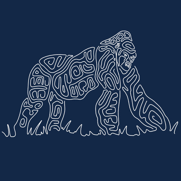 Gorilla Doctors - 100% ORGANIC Adult - Navy