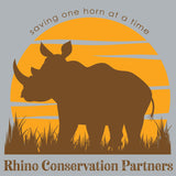 Rhino Conservation Partners - 100% ORGANIC Adult Allmade® Tee - Granite Gray Heather