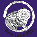 Jungle Friends - Adult - Purple Rush