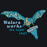Bat World Sanctuary - 100% ORGANIC Adult Allmade® Tee - Deep Black