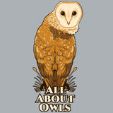 All About Owls - Adult - Heather Gray