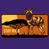 Painted Dog Conservation Inc. - Ladies Racerback Tank - Purple Rush