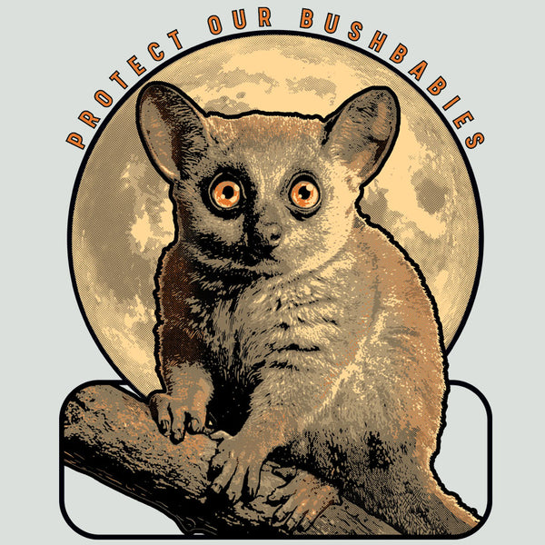 Protect Our Bushbabies - 100% ORGANIC Adult - Antique White