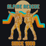 Alpine Rescue Team - 100% ORGANIC Adult Allmade® Tee - Deep Black