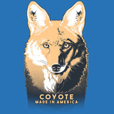 Project Coyote - 100% ORGANIC Adult Allmade® Tee - Beacon Blue