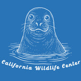 California Wildlife Center - 100% ORGANIC Adult Allmade® Tee - Beacon Blue