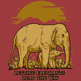 Following Giants - 100% ORGANIC Adult Allmade® Tee - Revolution Red