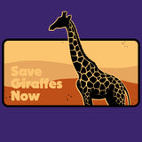 Save Giraffes Now - Adult - Purple Rush