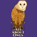 All About Owls - Adult - Purple Rush