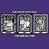 Grand Canyon Wolf Recovery Project - Adult - Purple Rush