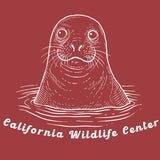 California Wildlife Center - 100% ORGANIC Adult Allmade® Tee - Revolution Red