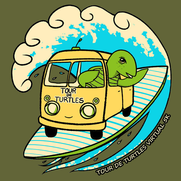Tour de Turtles - 100% ORGANIC Adult - Loden