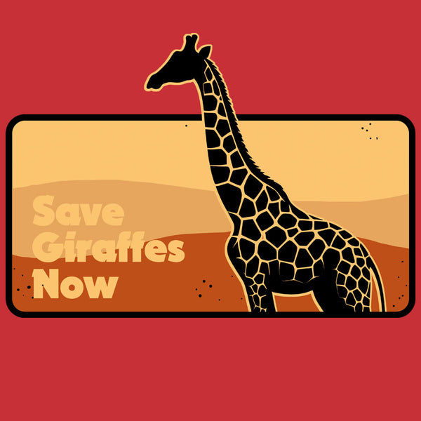 Save Giraffes Now - Adult - Red