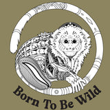 Jungle Friends - Adult - Light Olive