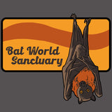 Bat World Sanctuary - Ladies V-Neck - Dark Gray