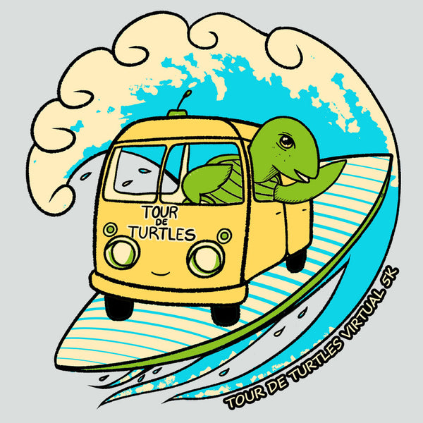 Tour de Turtles - 100% ORGANIC Adult - Antique White