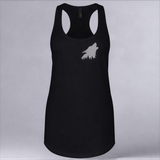 Rocky Mountain Wolf Project - Ladies Racerback Tank - Black