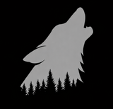 Rocky Mountain Wolf Project - Ladies Racerback Tank - Black