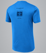 Tour de Turtles - Sport-Tek Posi-UV Pro Tee - Sapphire