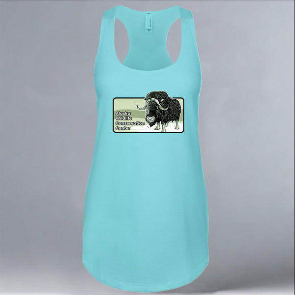 Alaska Wildlife Conservation Center - Ladies Racerback Tank - Cancun