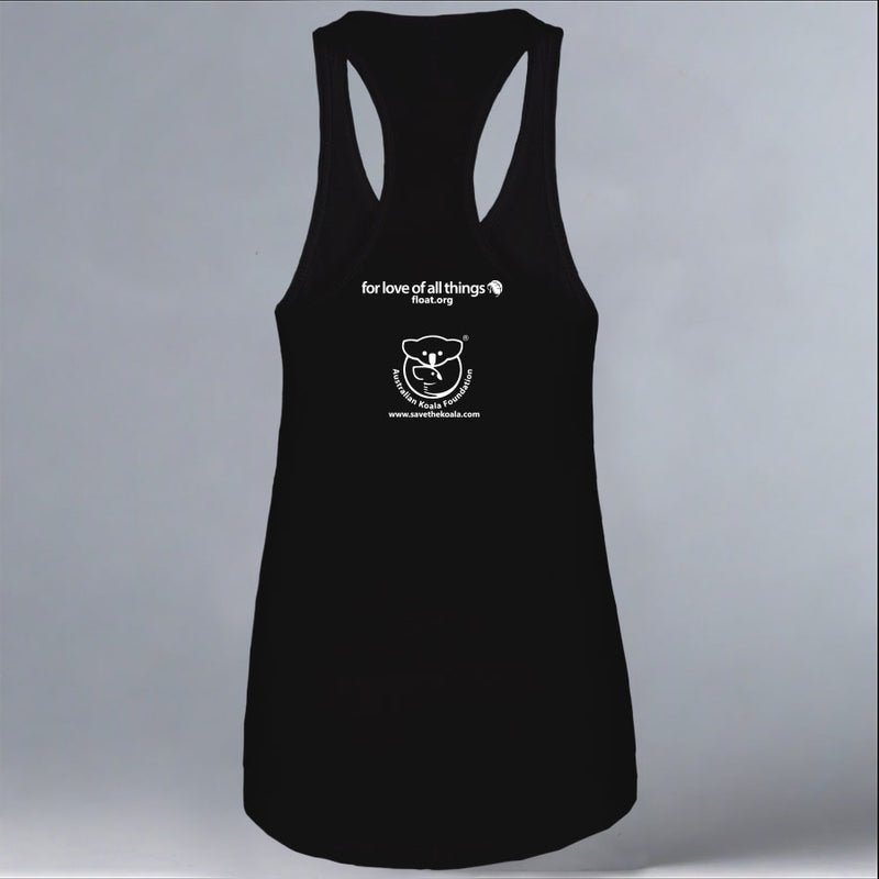 Keep it Wild - Ladies Racerback Tank - Black