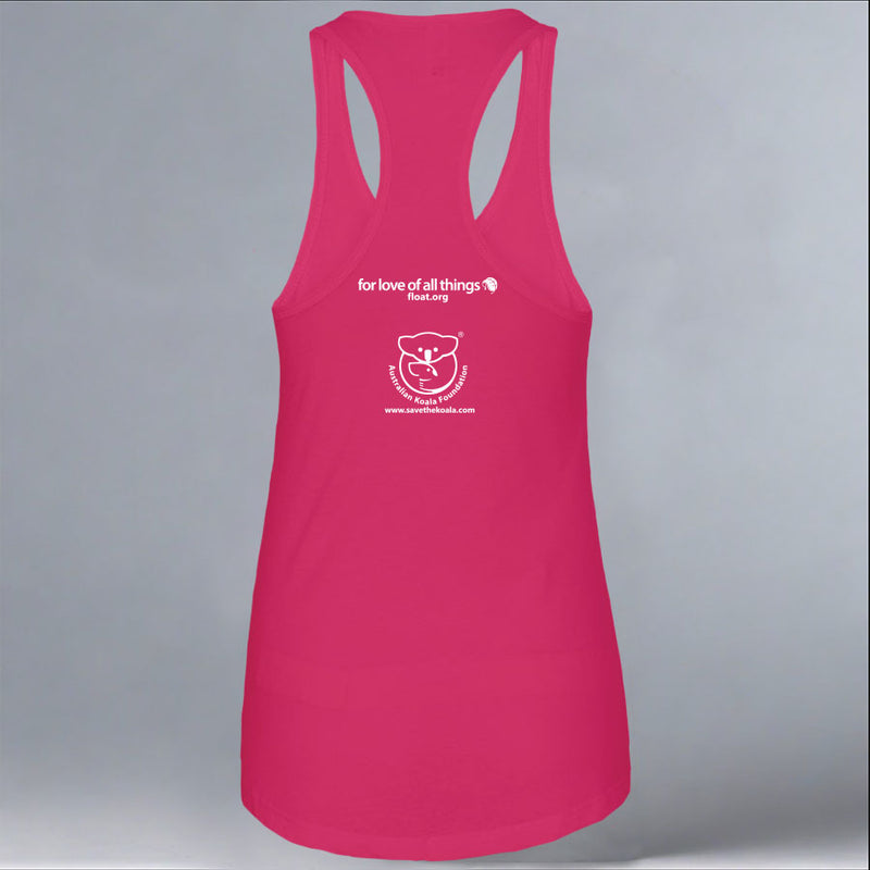 Keep it Wild - Ladies Racerback Tank - Raspberry