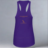 California Raptor Center - Ladies Racerback Tank - Purple Rush