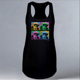 Noelle - Ladies Racerback Tank - Black