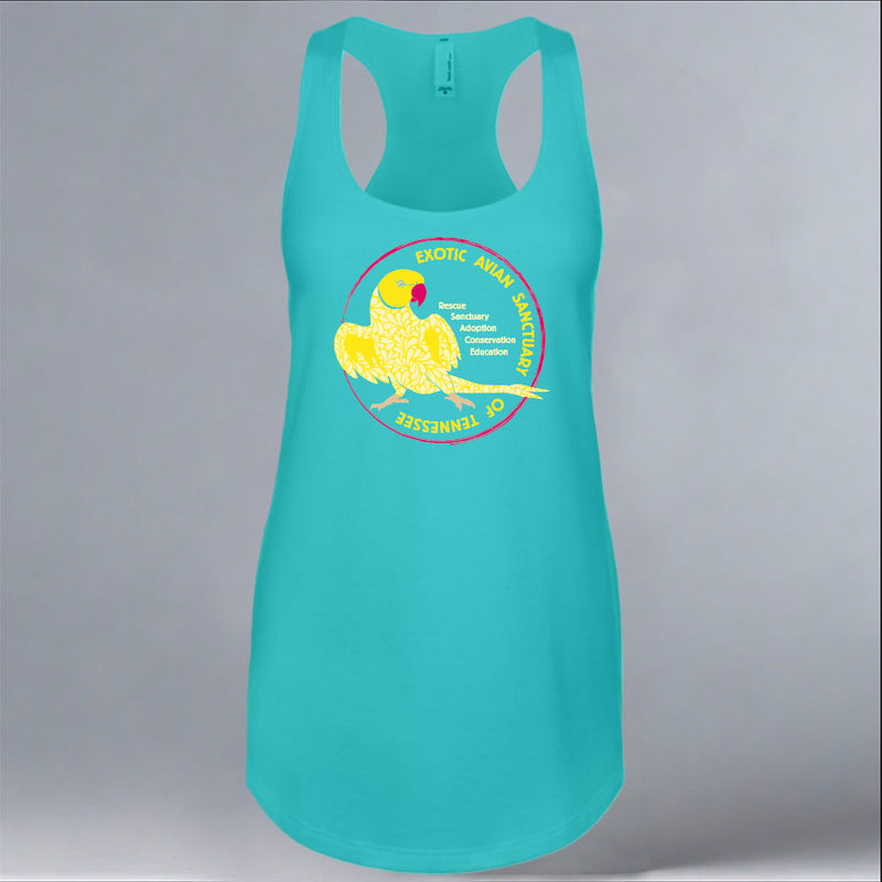 EAST - Ladies Racerback Tank - Tahiti Blue